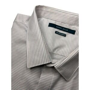 Perry Ellis Non Iron Stretch Hidden Button Long Sleeve Dress Shirt Men's XXL
